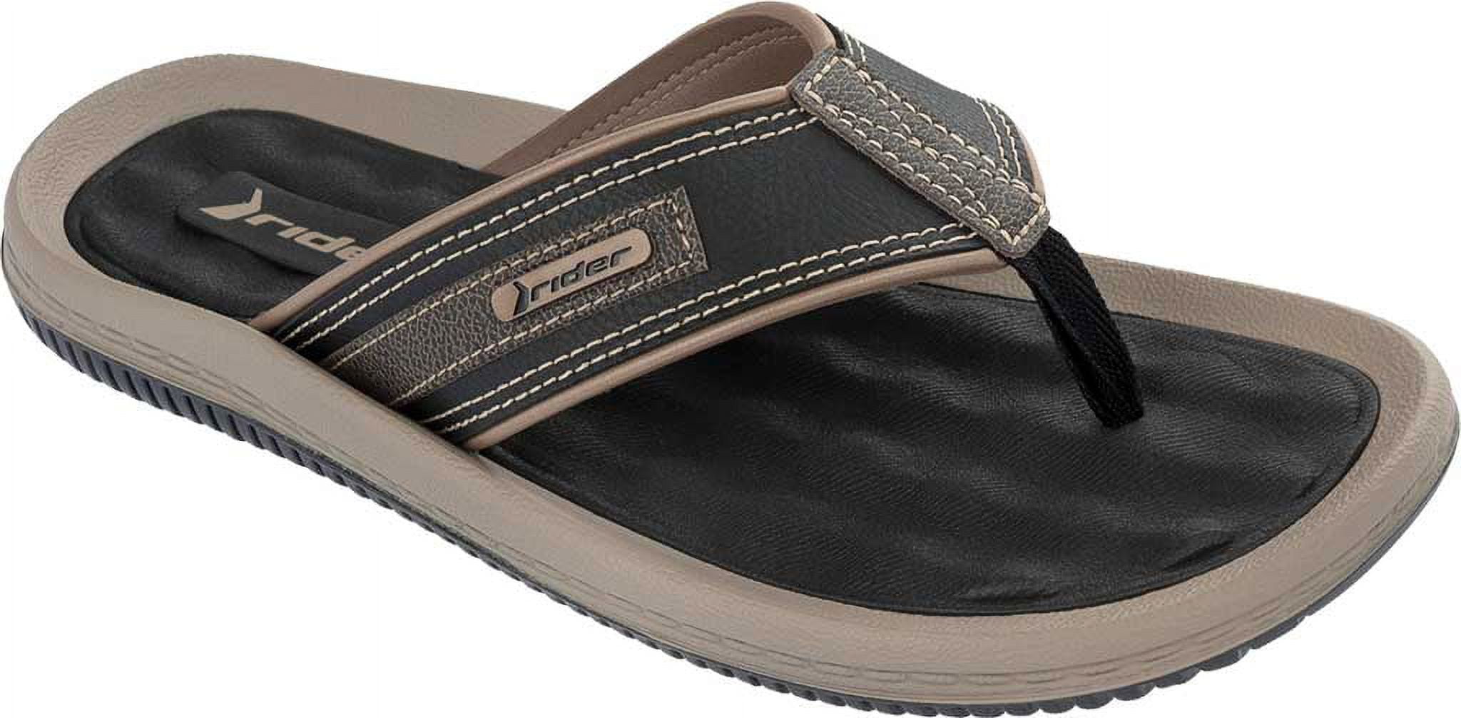 Men s Rider Dunas II Sandal Black Beige 10 M Walmart