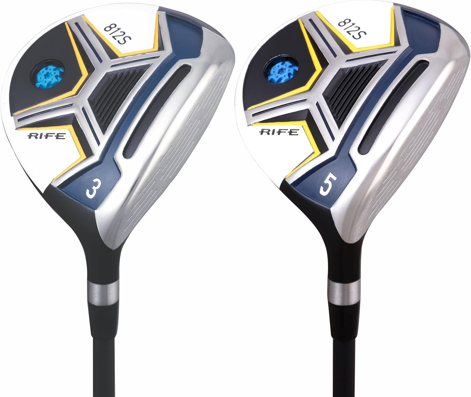 Men's Rife Golf 812s New Straight Face #3 +#5 Fairway Metal Wood Clubs ...