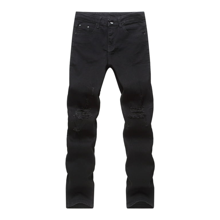 Vintage black ripped jeans 2025