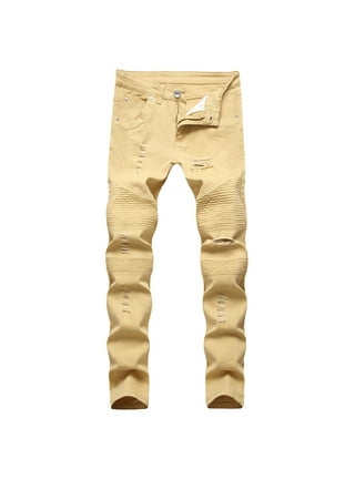 Pantalon beige skinny hombre store