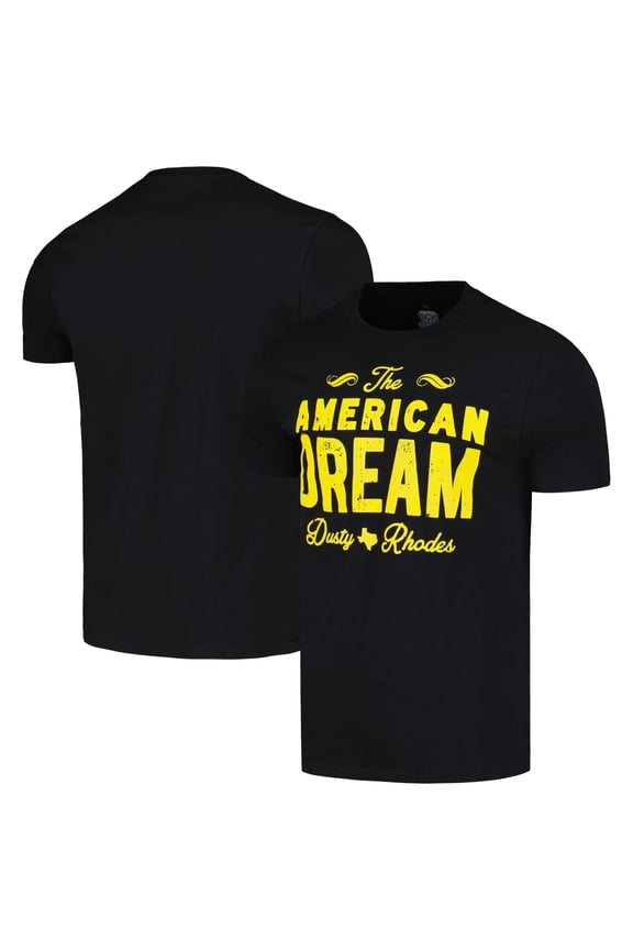 Men's Ripple Junction Black Dusty Rhodes The American Dream T-Shirt