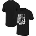 thumbnail image 1 of Men's Ripple Junction Black John Cena Hustle Loyalty Respect Bold Graphic T-Shirt, 1 of 3