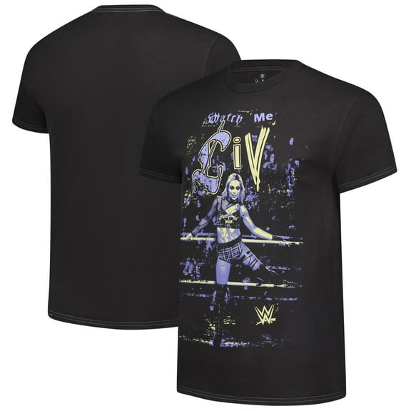 Men's Ripple Junction Black Liv Morgan "Watch Me Liv Morgan Punk Style" Graphic T-Shirt