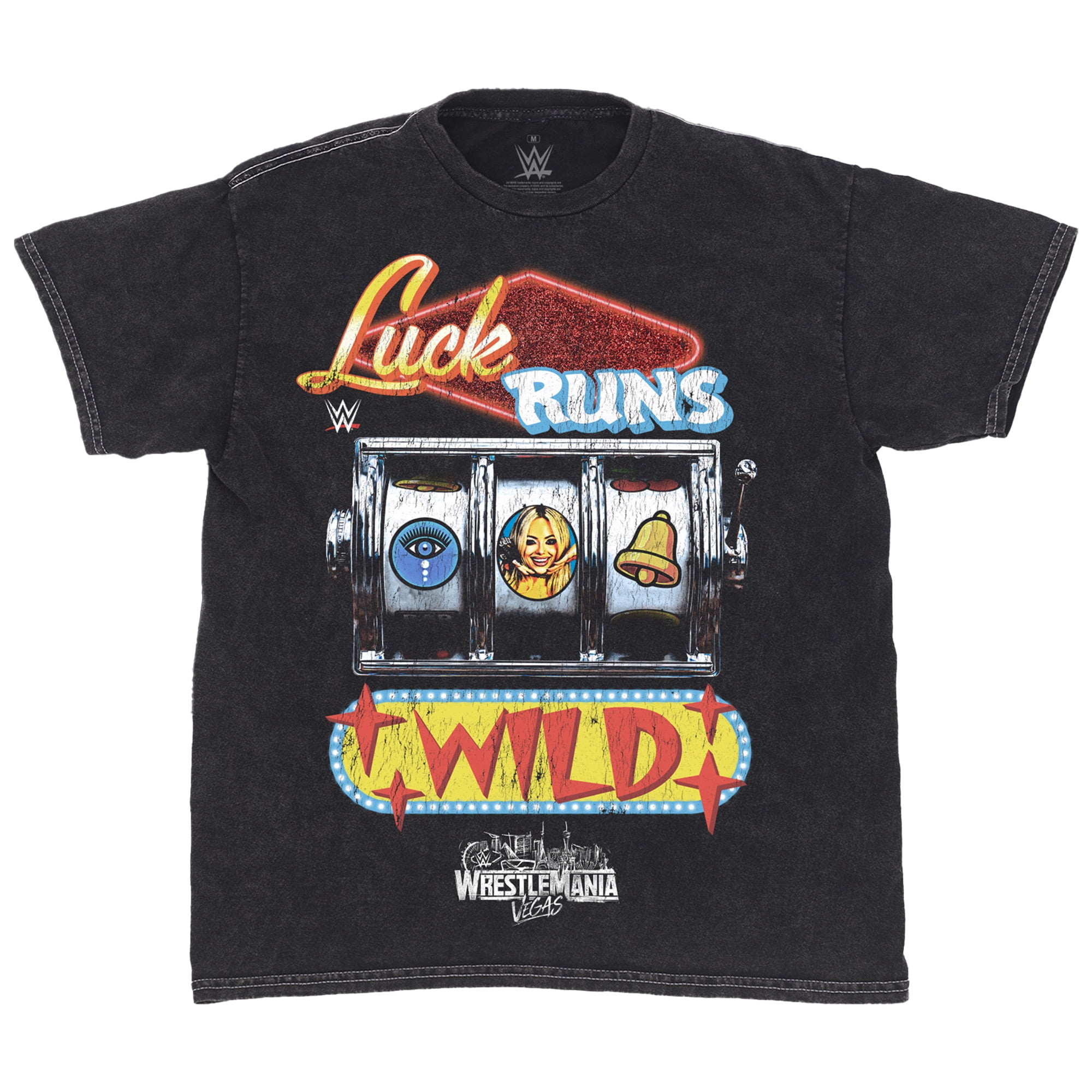 Men's Ripple Men's Ripple Junction Black Liv Morgan WrestleMania 42 Luck Runs Wild T ...