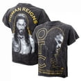thumbnail image 1 of Men's Ripple Junction Black Roman Reigns Acknowledge Me Gold Ink T-Shirt, 1 of 3