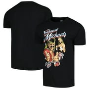 Men's Ripple Junction Black Shawn Michaels HBK Graphic T-Shirt