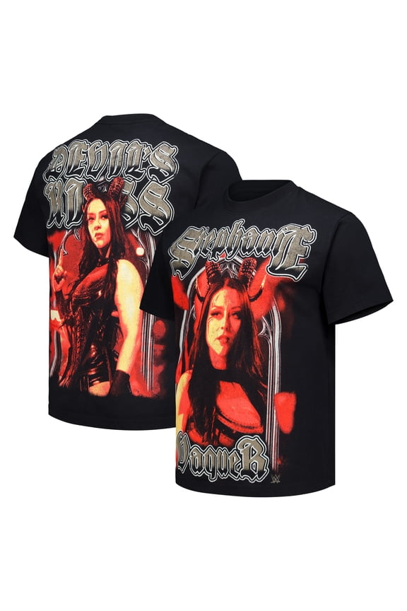 Men's Ripple Junction Black Stephanie Vaquer Devil's Kiss Boxy T-Shirt