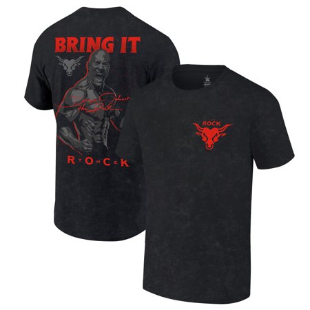 Men's Ripple Junction Black The Rock Bring It T-Shirt