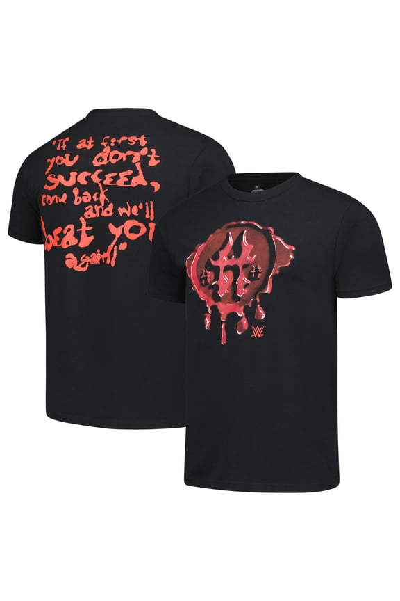 Men's Ripple Junction  Black Triple H Stamp T-Shirt