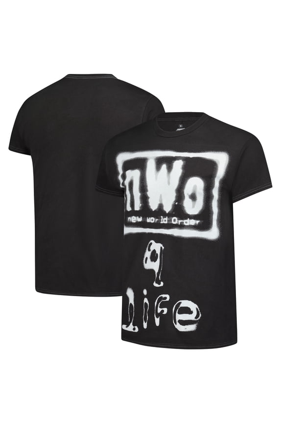 Men's Ripple Junction Black "nWo 4 Life Bleed" Graphic T-Shirt