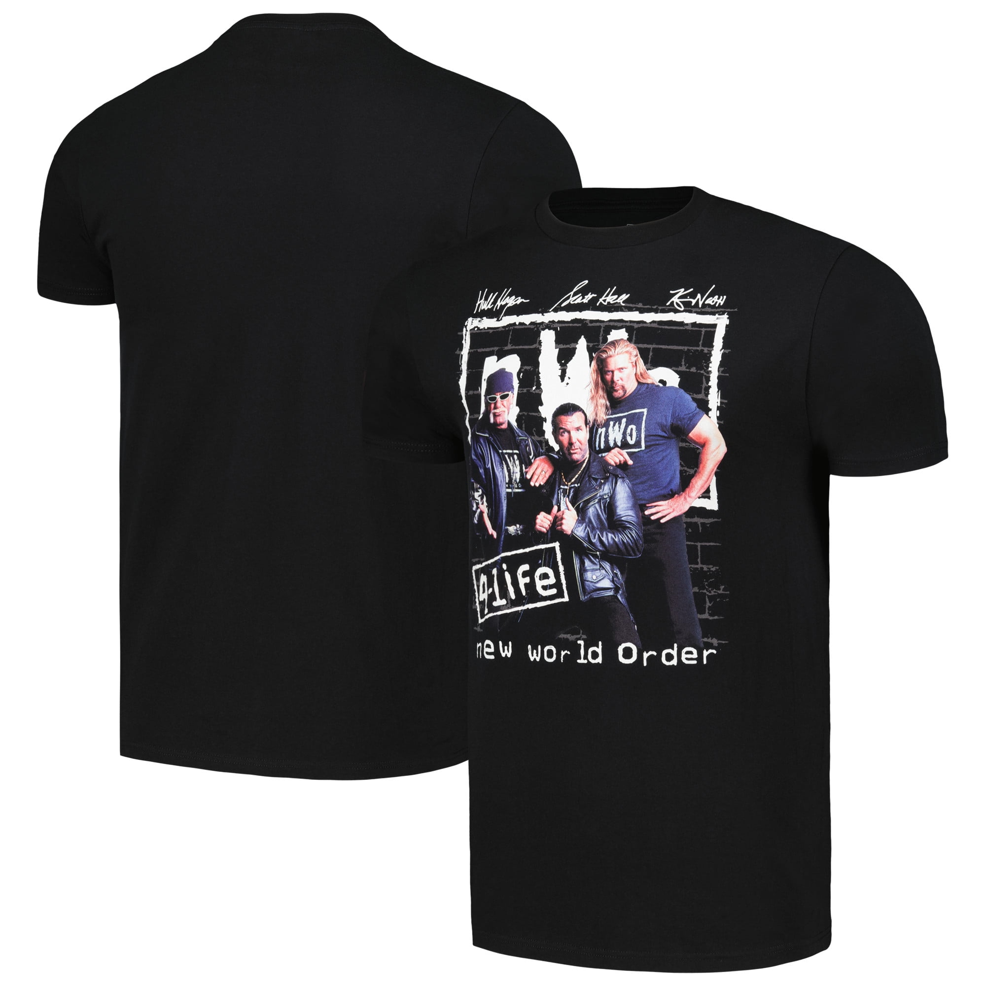 Men's Ripple Men's Ripple Junction Black nWo 4-Life T-Shirt - Walmart.com
