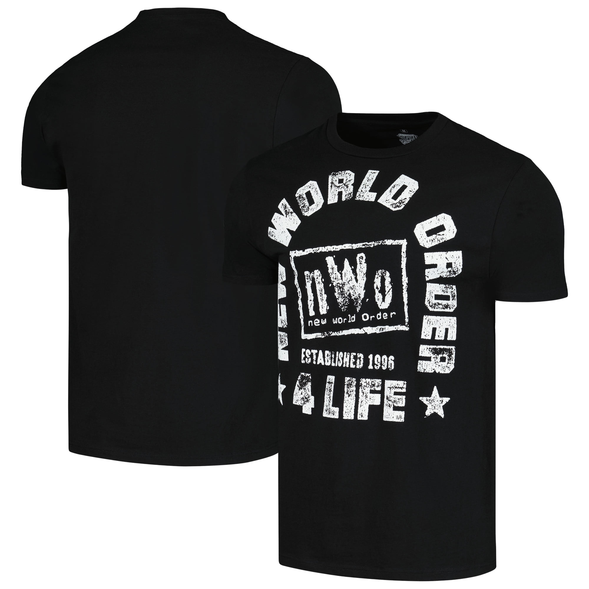 Men's Ripple Men's Ripple Junction Black nWo 4 Life T-Shirt - Walmart.com