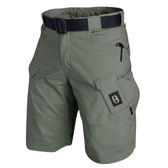 Men's Ripstop Cargo Tactical Pants Flat Front Outdoor Lightweight Work Hiking Short Pants(No Belt),S-5XL