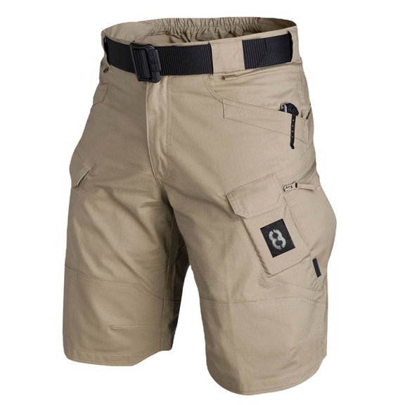 Men's Ripstop Cargo Tactical Pants Flat Front Outdoor Lightweight Work Hiking Short Pants(No Belt),S-5XL