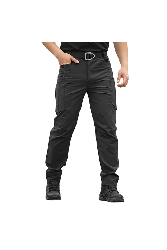 Men's Ripstop Tactical Pants Water Resistant Work Cargo Pants Outdoor Lightweight Hiking Pant with Pockets