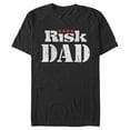 thumbnail image 1 of Men's Risk Dad  Graphic Tee Black Small, 1 of 5