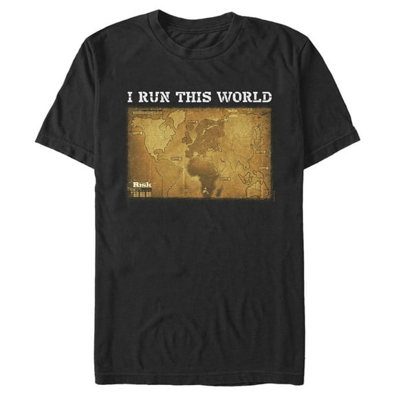 Men's Risk Run This World Graphic Tee Black 3X Large