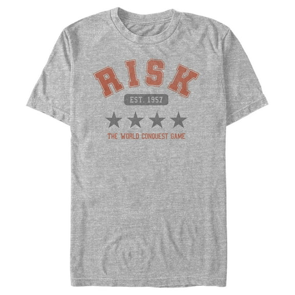 Men's Risk Star Collegiate  Graphic Tee Athletic Heather 2X Large