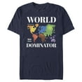 thumbnail image 1 of Men's Risk World Dominator  Graphic Tee Navy Blue Medium, 1 of 5