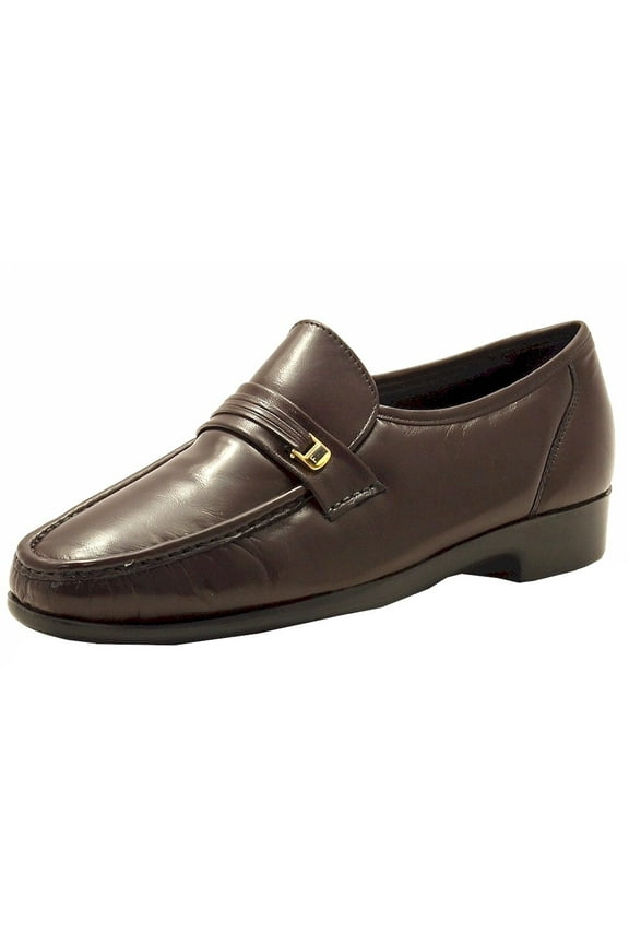 Men's Riva Burgundy Ankle-High Leather Loafer - 12D