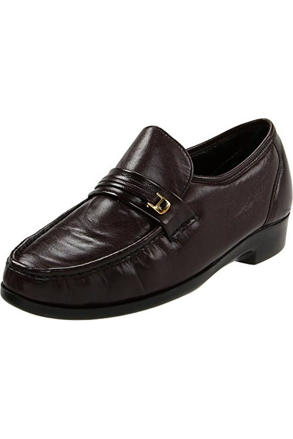 Men's Riva Burgundy Ankle-High Leather Loafer - 13D