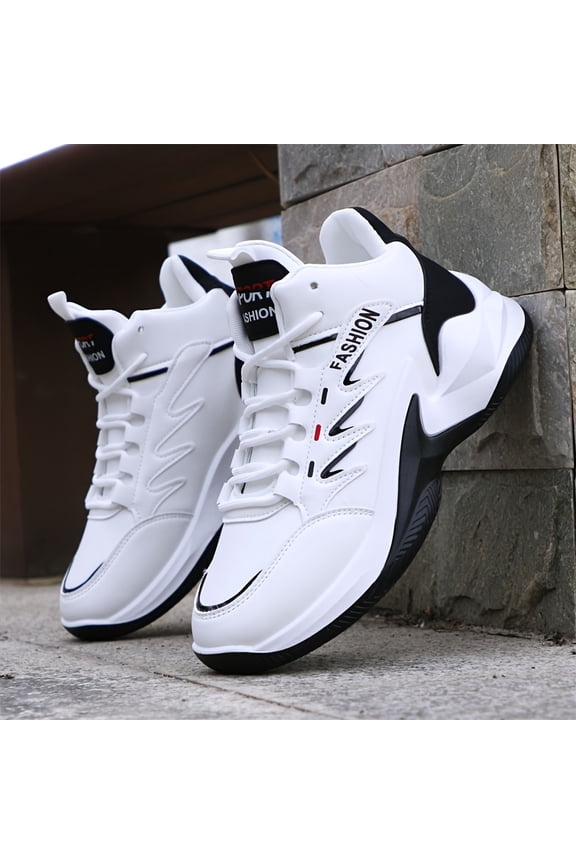 Men's Road Running Shoes, Anti-Slip Training Casual Sneakers, Men's Basketball Sneakers, Fashionable Sports Fitness Cross-Trainer Sneakers