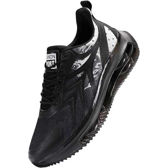 Men's Road Running Shoes Fashion Sneakers Breathable Mesh Walking Shoes Athletic Casual Shoes for Men