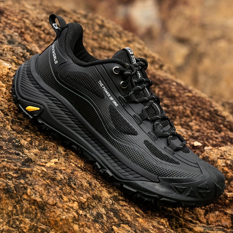Men's Road Running Shoes, Shock-Absorbing Professional Sneakers with Rubber Outsole for Anti-Slip and Lightweight Track and Field Use