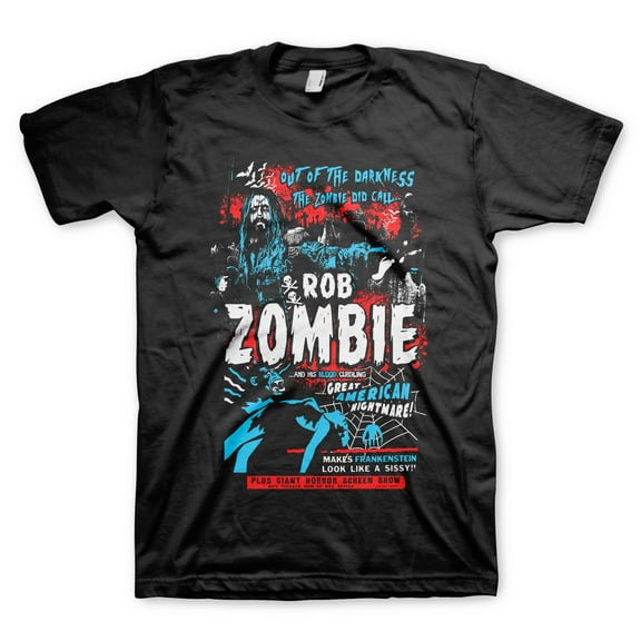 Men's Rob Zombie Call T-shirt Small Black