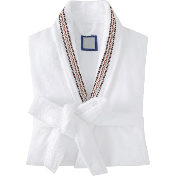 Men's Robe,Pure Cotton Robe for Men,Absorbent Bathrobe,Luxurious Terry Cloth Bathrobe with Shawl Collar