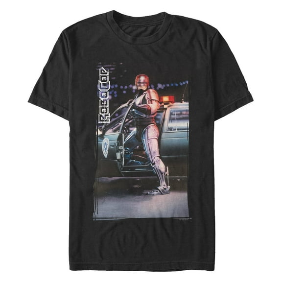 Men's Robocop Character Poster  Graphic T-Shirt