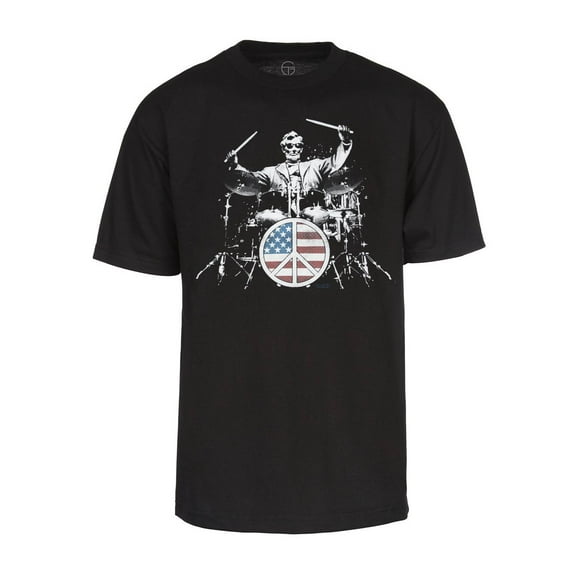 Men's Rock 101 Abraham Lincoln Short-Sleeve T-Shirt, Black Small