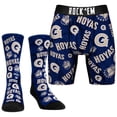 thumbnail image 1 of Men's Rock Em Socks  Georgetown Hoyas All-Over Underwear and Crew Socks Combo Pack, 1 of 3