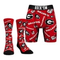 thumbnail image 1 of Men's Rock Em Socks  Georgia Bulldogs All-Over Underwear and Crew Socks Combo Pack, 1 of 3