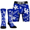 thumbnail image 1 of Men's Rock Em Socks  Kentucky Wildcats All-Over Underwear and Crew Socks Combo Pack, 1 of 3
