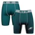 thumbnail image 1 of Men's Rock Em Socks Midnight Green Philadelphia Eagles Primary Logo Boxer Briefs, 1 of 3