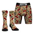thumbnail image 1 of Men's Rock Em Socks New Orleans Saints Local Food Underwear and Crew Socks Combo Pack, 1 of 3