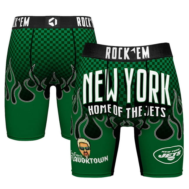Men's Rock Em Socks New York Jets NFL x Guy Fieri-s Flavortown Boxer Briefs