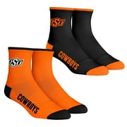 ROCK 'EM SOCKS Youth Rock Em Socks Oklahoma State Cowboys Core Team 2-Pack Quarter Length Sock Set
