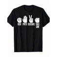 thumbnail image 1 of Men's Rock Paper Scissors Table Saw Graphic T-Shirt - Heavy Hazard Design, Breathable Cotton Tee for DIY, Construction, Gaming - All-Season Casual Shirt with Machine Washable, 1 of 6