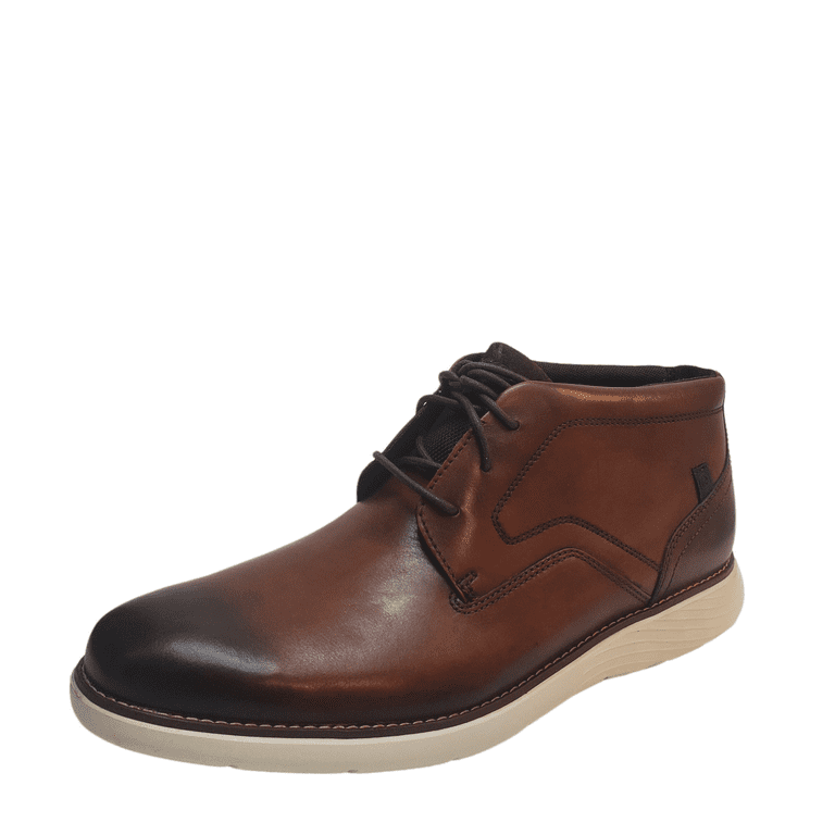 Rockport Men s Casual Shoes Garett Leather Lace Up Chukka Boots 11.5M Brown Tan