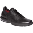 thumbnail image 1 of Men's Rockport Howe Street Lace Up Sneaker Black Leather/Black Outsole 9 W, 1 of 5