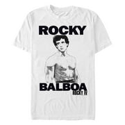 Mens Rocky 4 Balboa Sketch Graphic T-Shirt