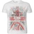 thumbnail image 1 of Men's Rolling Stones North American Tour 1981 with Sublimation Printing Sublimation T-shirt Small White, 1 of 3