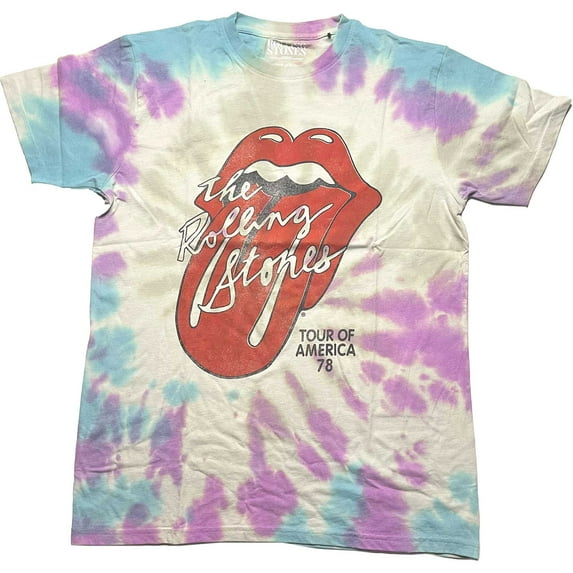Men's Rolling Stones Tour Of Usa '78 T-shirt Small White