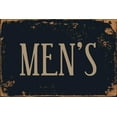 thumbnail image 1 of Men's Room Restroom 8” x 12” Vintage Aluminum Retro Metal Sign VS493, 1 of 5