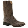 thumbnail image 1 of Men's Roper Oliver Ostrich Boots Handcrafted Brown, 1 of 3