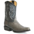 thumbnail image 1 of Men's Roper Peyton Python Boots Handcrafted Nobuck Gray, 1 of 1