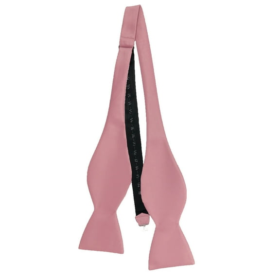 Men’s Rose Gold Formal Satin Self-Tie Bow Tie in a Variety of Colors by Spencer J’s Signature Satin Collection