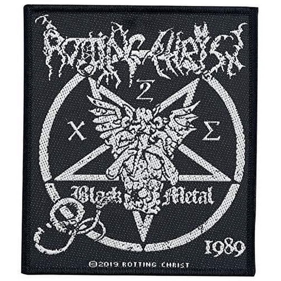 Men's Rotting Christ Black Metal Woven Patch